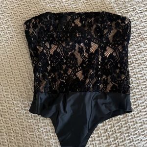 Cami nyc strapless lace bodysuit